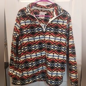 Cotton & Rye Pullover Half Zip Fleece Jacket